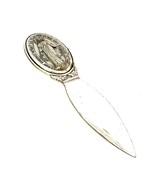 Vtg Signed Sterling Our Lady of Miraculous Medal Symbol Letter Opener Bo... - $84.15