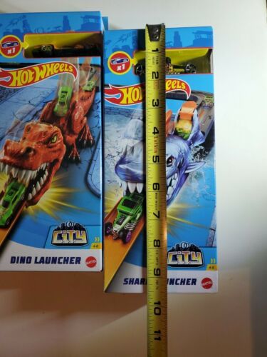 Hot Wheels City Dino Launcher By Mattel with Car Brand New