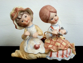 Vintage Lefton &#39;A Friend is a Cherished and Precious Possession&#39; Figurine - £9.57 GBP