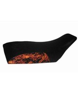 Yamaha DT 100 D E F 1977-79 Real Flame Dirtbike Black ATV Seat Cover #7387 - £25.24 GBP