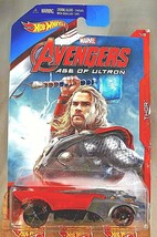 2015 Hot Wheels Marvel Avengers Age of Ultron-THOR 7/8 BUZZ BOMB Gray Red Wings - $9.25