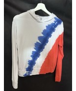 Certo Soft Rayon Hoodie Top Multicolor Tie Dye Perfect Beach Vacation XS - $36.59 CAD