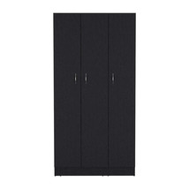 Wardrobe Erie, Bedroom, Black - $13,246.01 MXN