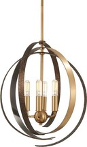 Minka-Lavery 4624-099  Brass with Textured Iron chandelier for Dinng Liv... - $151.20
