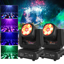 2Pcs 120W Rgbw Laser Moving Head Beam Lights Dmx512 16Ch Strobe Party Di... - £250.01 GBP