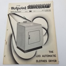 Hotpoint Servicegram April 1951 LD3 Clothes Dryer EK15 EK23 Food Freezer - £14.90 GBP