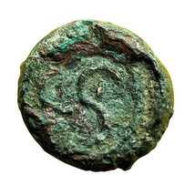 Ancient Greek Coin Birytis Troas AE9mm Kabeiros / Triskeles 00864 - £18.28 GBP
