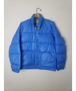 Vintage 70s 80s Sierra Designs Blue Down Gorpcore Puffer Jacket SIZE SMALL  - $49.99