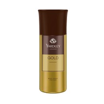 Yardley London Gold Deodorant Body Spray for Men Fresh 150 ml 1 Pcs  - £15.63 GBP