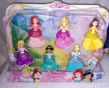 Disney Princess Mini Figures Set of 6 3.25&quot; Disney Princess Figures New - £7.65 GBP