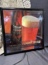 2005 - 19”x19” Michelob Ultra Amber Light Beer, Lighted Sign, ANHEUSER-B... - £33.23 GBP