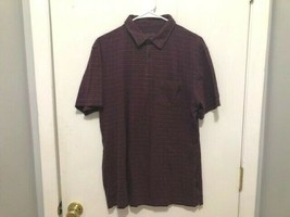 Patagonia Mens Squeaky Clean Polo Shirt Striped Organic Cotton SZ Large - $16.82