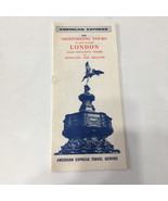 American express 1963 sightseeing tours in and around London brochure guide - €17,15 EUR