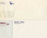 Republic Airlines Envelopes 3 Different Hartsfield Atlanta &amp; Credit Union  - $17.82