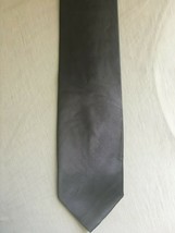 NEW Boston Traders Gray Solid Silk Tie - Never Worn - £7.43 GBP