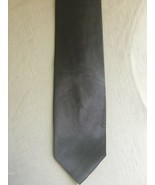 NEW Boston Traders Gray Solid Silk Tie - Never Worn - £7.39 GBP