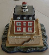 New London Ledge Lighthouse.- Danbury Historic American Lighthouse Figur... - $29.69