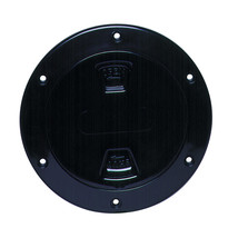 Beckson 4&quot; Smooth Center Screw-Out Deck Plate - Black - £24.98 GBP