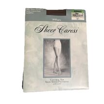 JCPenney Sheer Caress Support Pantyhose Average Taupe Vintage Hosiery Ne... - $6.00