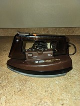 BLACK&amp;DECKER-Small Wonder Folding Portable Travel Steam Iron-VINTAGE - $14.56