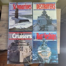 4 Antony Preston Illustrated 1982 Battleships Cruiser Submarine Destroyer - £16.54 GBP