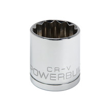 Powerbuilt 1/2 Inch Drive x 1-1/16 Inch 12 Point Shallow Socket - 642008 - £23.90 GBP