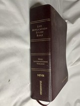 Life Application Study Bible NIV Brown Leather New International Version 1991 - £15.82 GBP