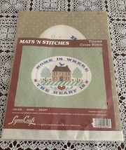 Lynn Craft Mats N Stitch Printed Cross Stitch House Sampler Kit  Brand New - £9.07 GBP