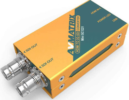 AVMATRIX SC1221 HDMI to 3G-SDI Mini Converter, Pocket Size and Easy to M... - £79.13 GBP