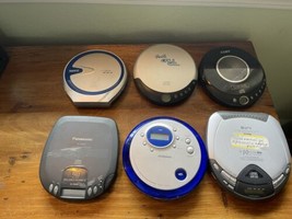 6 cd player lot for parts gpx coby panasonic - £23.29 GBP