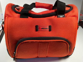 Delsey Orange Carry-On Weekender 15X9X12 Duffle Overnight Bag w/Shoulder... - £19.86 GBP