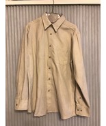 Covington 100% Polyester Shirt Mens Long Sleeve Size M Ships N24h - €32,22 EUR