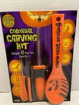 Pumpkin Pro Family Pumpkin Carving Kit Halloween Crafts Stencils 10 Piec... - £4.28 GBP