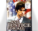 And Justice for All (DVD, 1979, Widescreen) Brand New !   Al Pacino  Jac... - £6.84 GBP