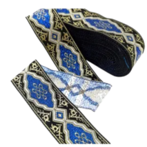 3 Yards Vintage-Look Ethnic Embroidery Lace Ribbon Boho Lace Trim - Style #37 - £8.68 GBP