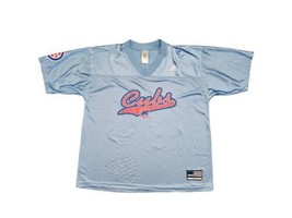 Adidas Vintage Kerry Wood  Chicago Cubs Pull Over Light Blue  Jersey Sz Large  - £18.78 GBP