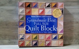 Grandma&#39;s Best Full Size Quilt Blocks 101 Quilting Blocks Borders from 1830-1950 - £18.56 GBP