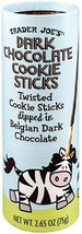3 Packs Trader Joe&#39;s Dark Chocolate Cookies Sticks 2.65 oz/ pack free shipping - £10.17 GBP