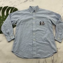 Donaldson Walt Disney Company Kids Button Up Shirt Size 14 Mickey Embroidered - £18.19 GBP