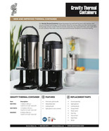Thermal  Server 1.5 Gallon Capacity Beverage Dispenser, Thermal Container - $4,751.71 MXN