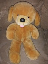 Dakin 1986 Fun Farm Dog Puppy Plush 18&quot; Vintage VTG Stuffed Animal Brown... - £37.18 GBP