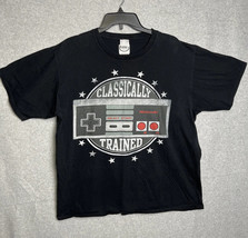Port and Company Nintendo Black T-Shirt Size XL Classically Trained - £10.38 GBP