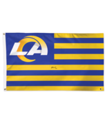 Kyren Williams Autographed Los Angeles Rams Stars & Stripes 3' x 5' Flag Beckett - $129.00