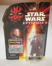 1998 Star Wars Episode 1 Queen Amidala Naboo on card with CommTech Chip Hasbro - £8.74 GBP