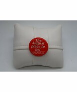 Vtg Saratoga Race Course Pin August Place to Be Button Pinback Horse Tra... - $239.38 MXN