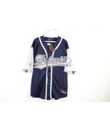 NOS Vintage Mens Medium Spell Out Script Detroit Tigers Baseball Jersey ... - €57,59 EUR