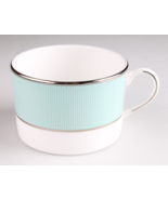 Brian Gluckstein by Lenox Clara Aqua Flat Tea Cup Can New with Tags - £23.88 GBP