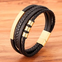 Fashion New Style Hand-woven Multi-layer Combination Accessory Stainless Steel M - £13.85 GBP