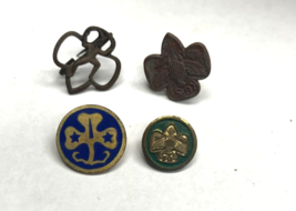 Vintage Girl Scout Mixed Pin Lot 1960s Era - $14.80