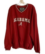 Alabama Crimson Tide Windbreaker Pullover Jacket Men 2XL Red Colosseum A... - $24.75